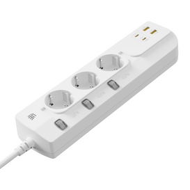 مقبس تمديد USB إلكتروني بقدرة 65 وات من النوع F 7 في 1 GaN من UE