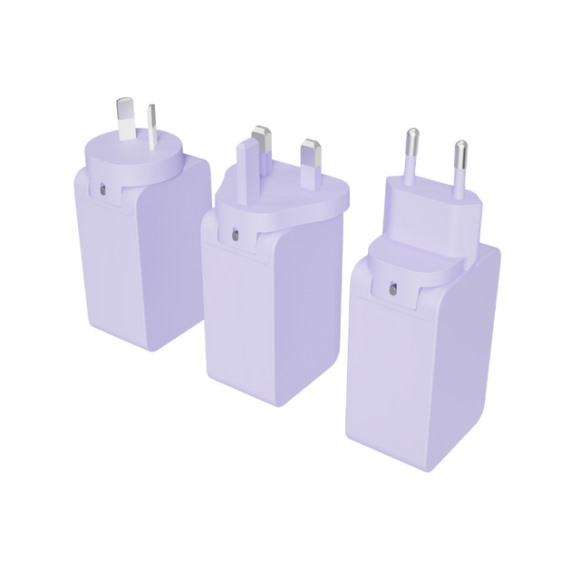 Cargador electr&oacute;nico UE GaN USB-C de 65 W
