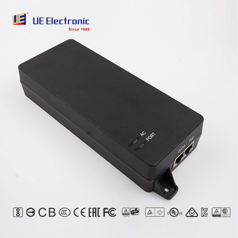 Bộ chuyển đổi đầu phun PoE 90W IEEE802.3BT Đầu phun hoạt động cho PTZ, Bộ điều khiển LED, Camera gi&aacute;m s&aacute;t